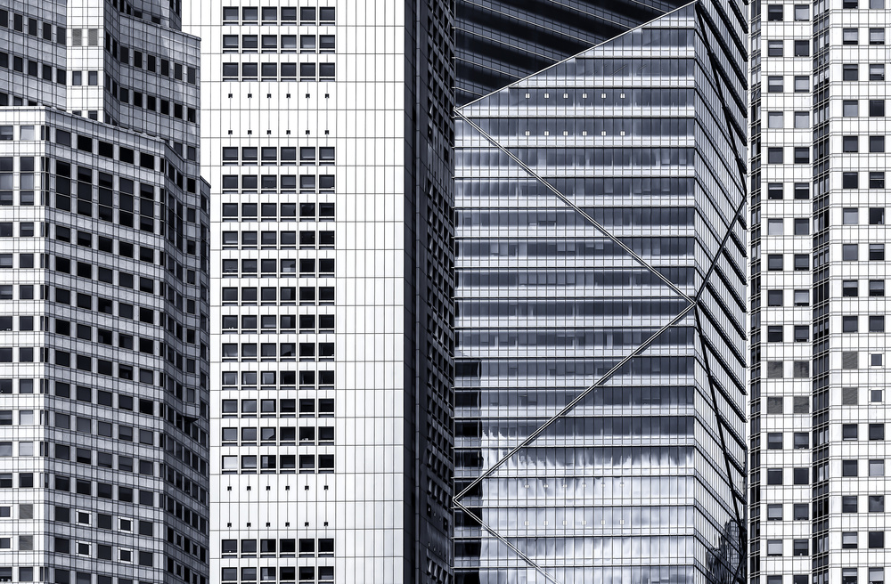 Modern Architectural Patterns by Ute Scherhag — canvas wall art
