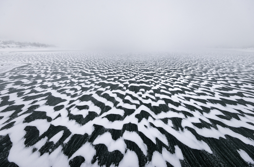 Winter Snow Patterns by Riccardo Lucidi — canvas wall art