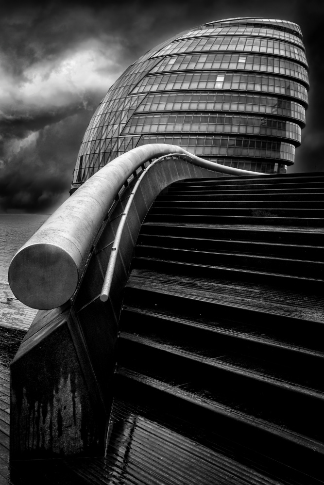 London City Hall IV by Angel Villalba — canvas wall art