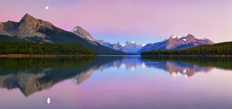 Twilight Mountain Lake by Yan Zhang — canvas wall art
