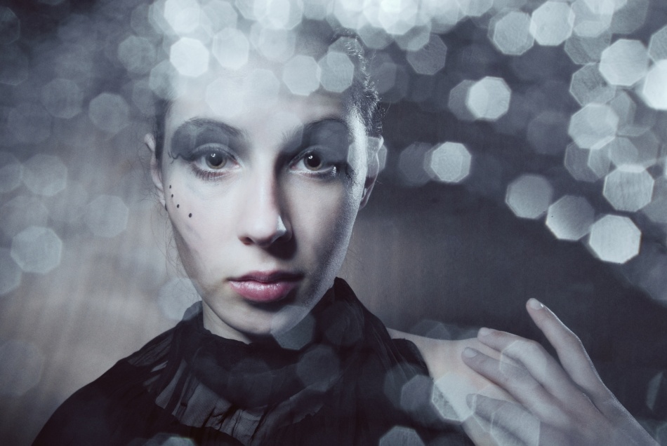 Ethereal Dark Portrait by Dimitar Dachev — canvas wall art