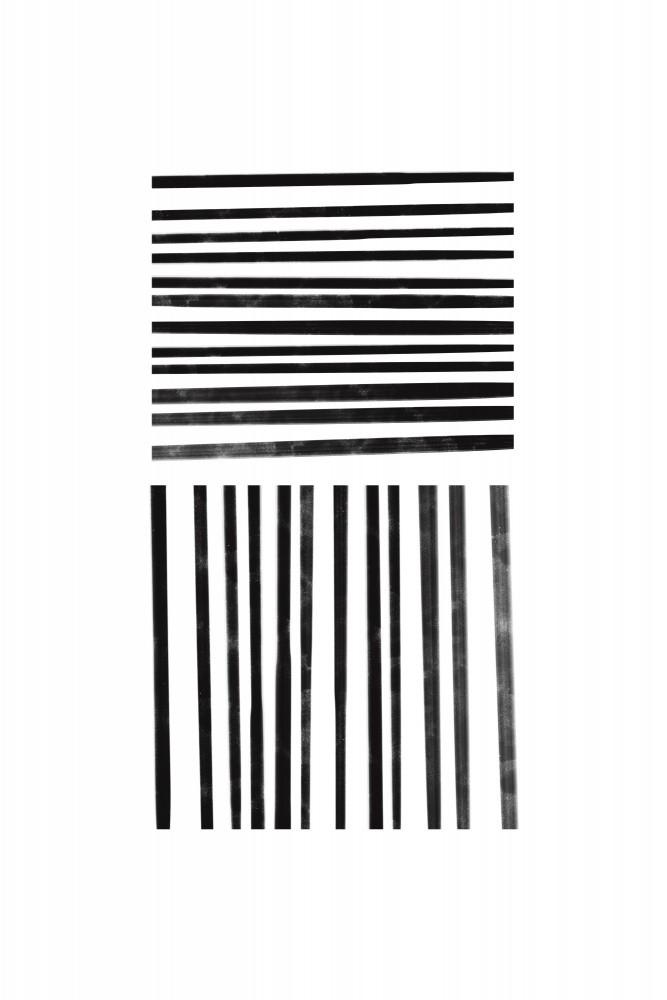 Parallel Black Lines by uplusmestudio — canvas wall art