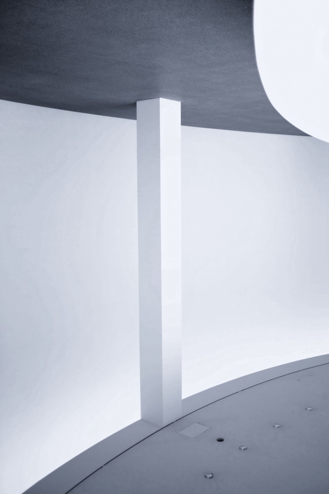 Minimalist Architectural Curve by Philippe-M — canvas wall art