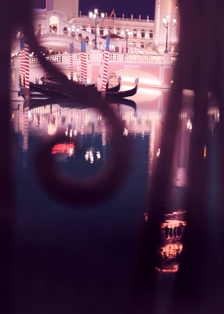 Venetian Night Reflection by Old Artists Studio III — canvas wall art