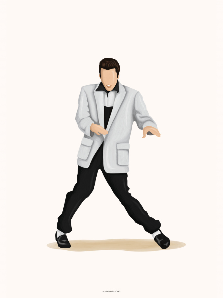 Rock and Roll Dancer by Nour Tohme — canvas wall art