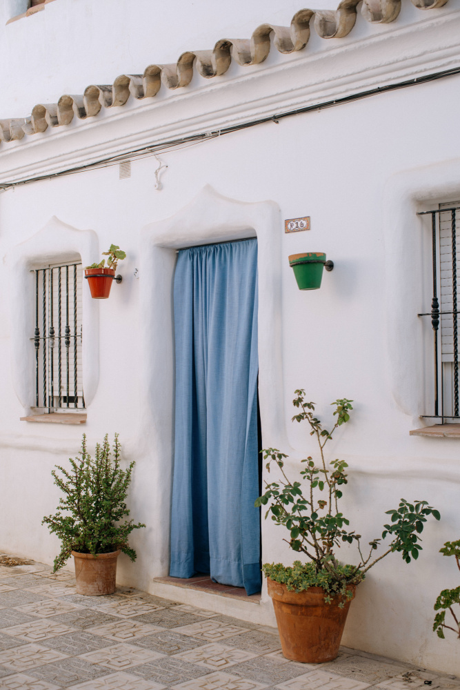Quaint Spanish House by Claudia Casal — canvas wall art