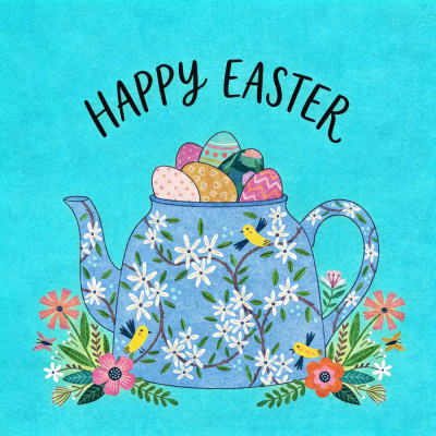 Happy Easter Teapot