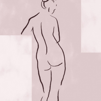 Blush Nude Figure