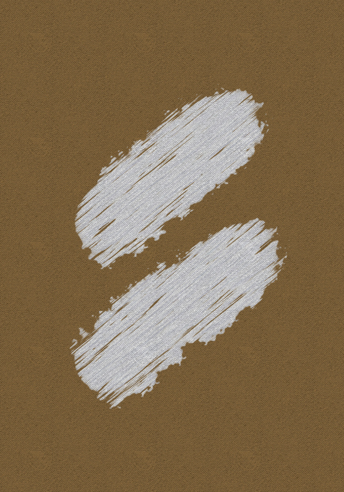 Abstract Silver Brushstrokes by Yuli Saputra — canvas wall art
