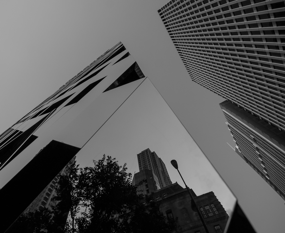 Modern Urban Reflections by Petra Dvorak — canvas wall art