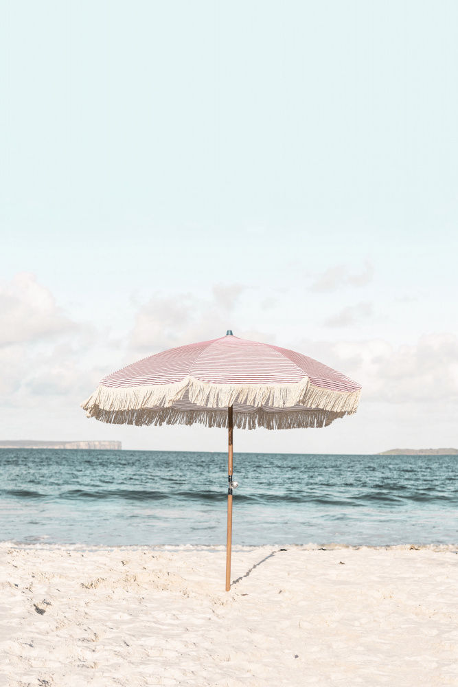 Pink Umbrella by Kathrin Pienaar — canvas wall art