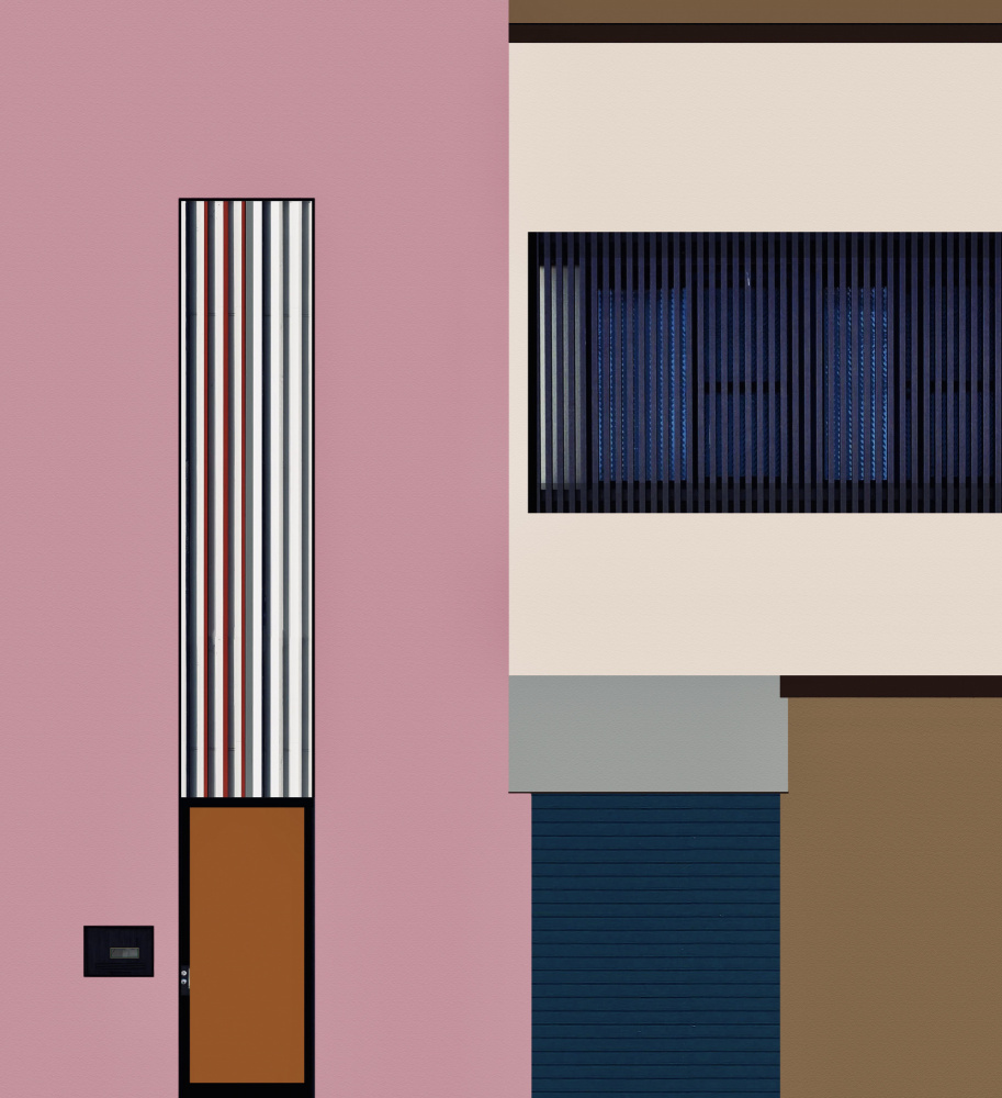 Architectural Color Blocks by Arnon Orbach — canvas wall art