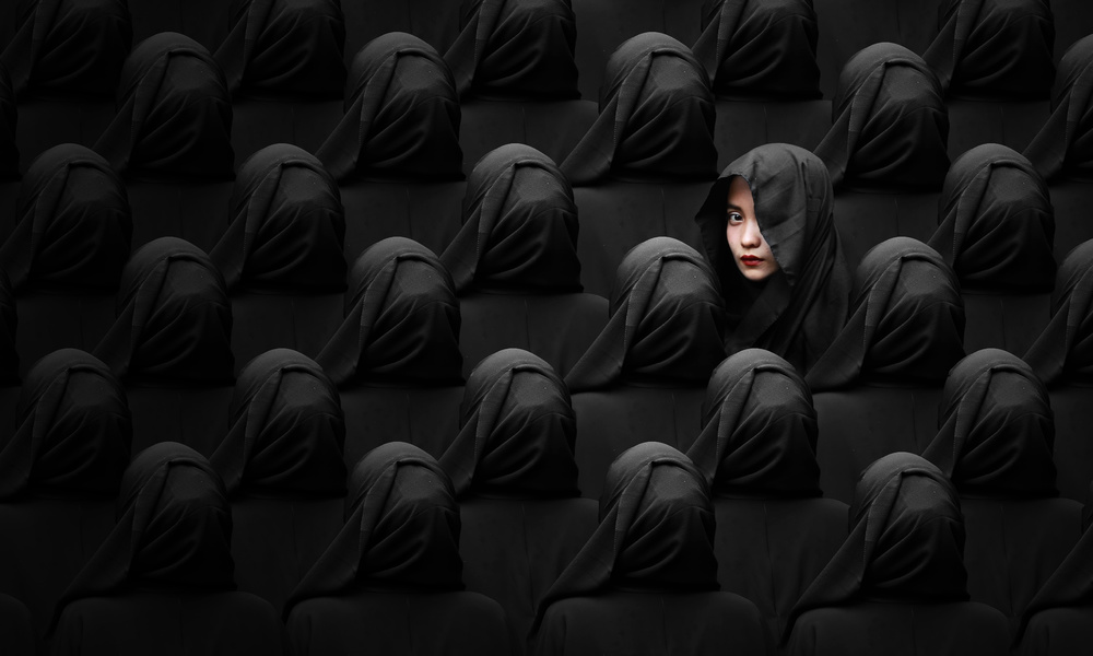 One Revealed Face by bonifasius wahyu adi f — canvas wall art