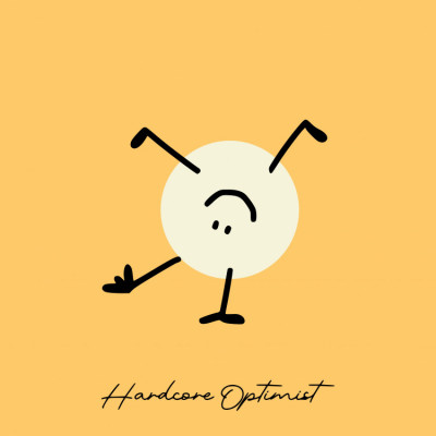 Hardcore Optimist dot Illustration Yellow