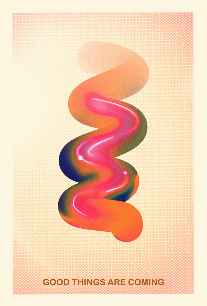 Vibrant Optimism Flow by The Art Concept — canvas wall art