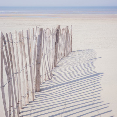 Beach Fence Shadows