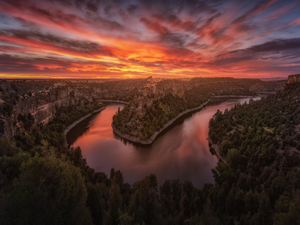 Majestic Canyon Glow by Clara Gamito — canvas wall art