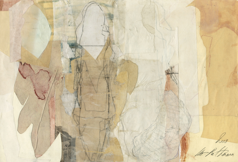 Muted Abstract Figures by Ute Rathmann — canvas wall art