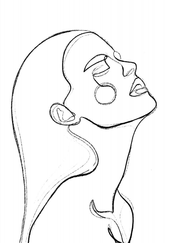 Ethereal Contour by Treechild — canvas wall art