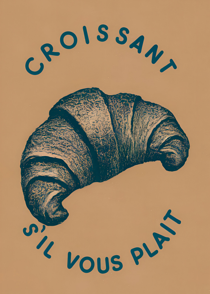 Croissant S'il Vous Plait by Andreas Magnusson — canvas wall art