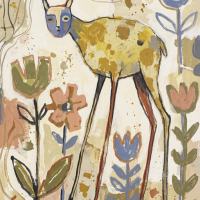 Whimsical Deer Garden
