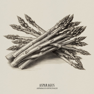 Vintage Vegetables - Asparagus