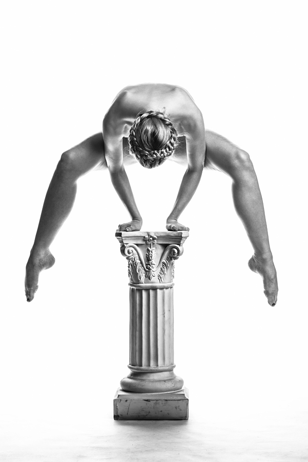 Classical Nude Pose by Maarten Scholtheis — canvas wall art