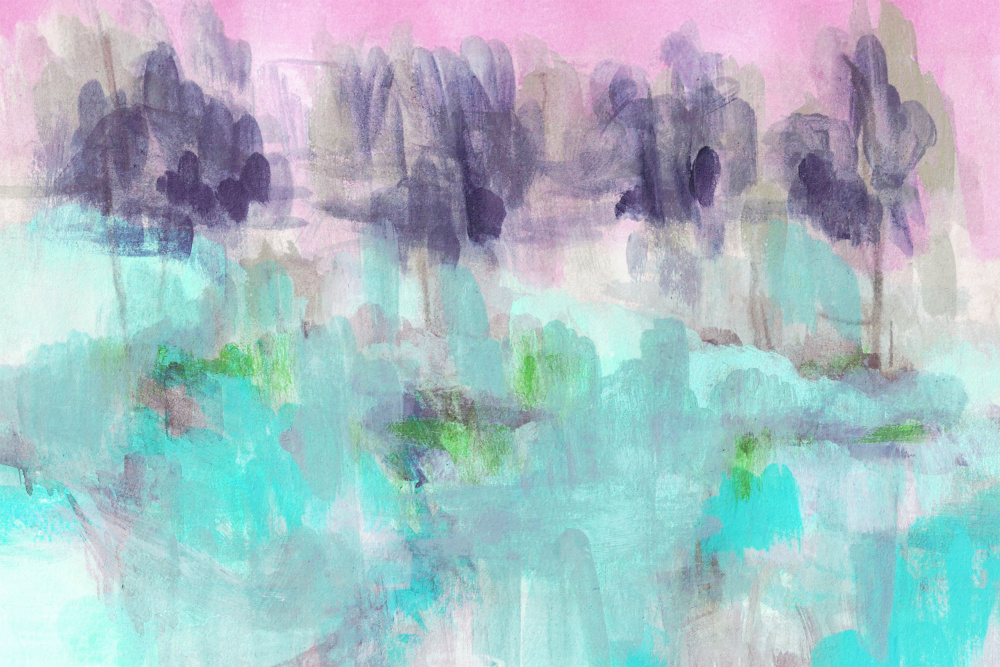 Serene Abstract Landscape by Lori Ann Folz — canvas wall art