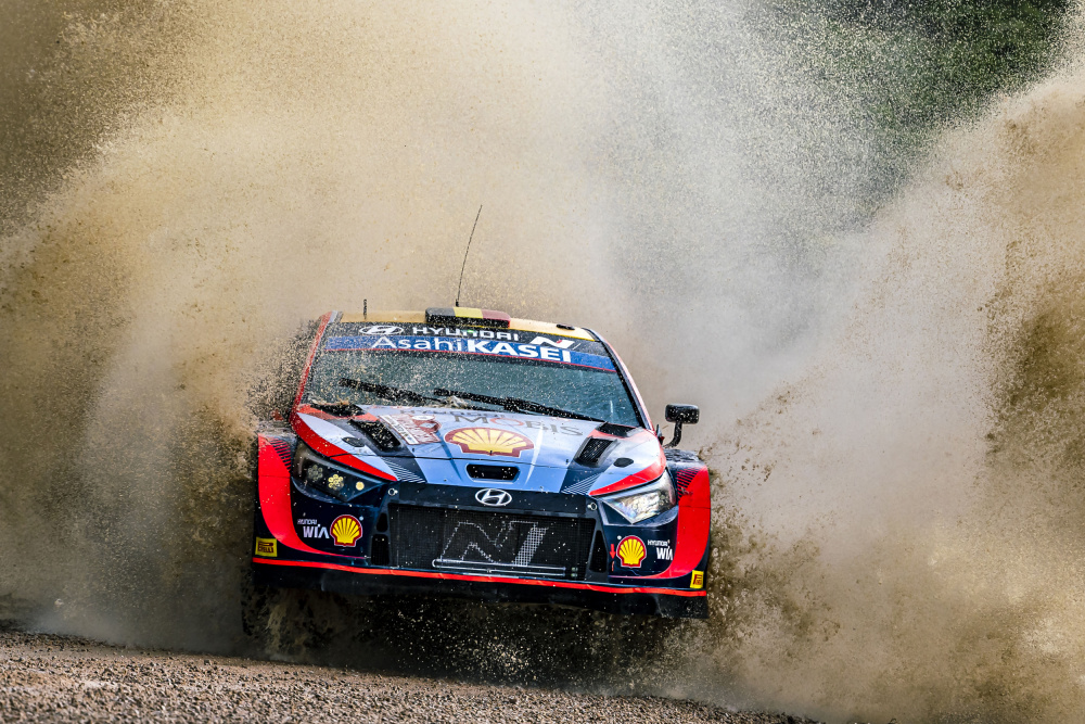 Rally Car Mud Splash by ATTILA SZABO — canvas wall art