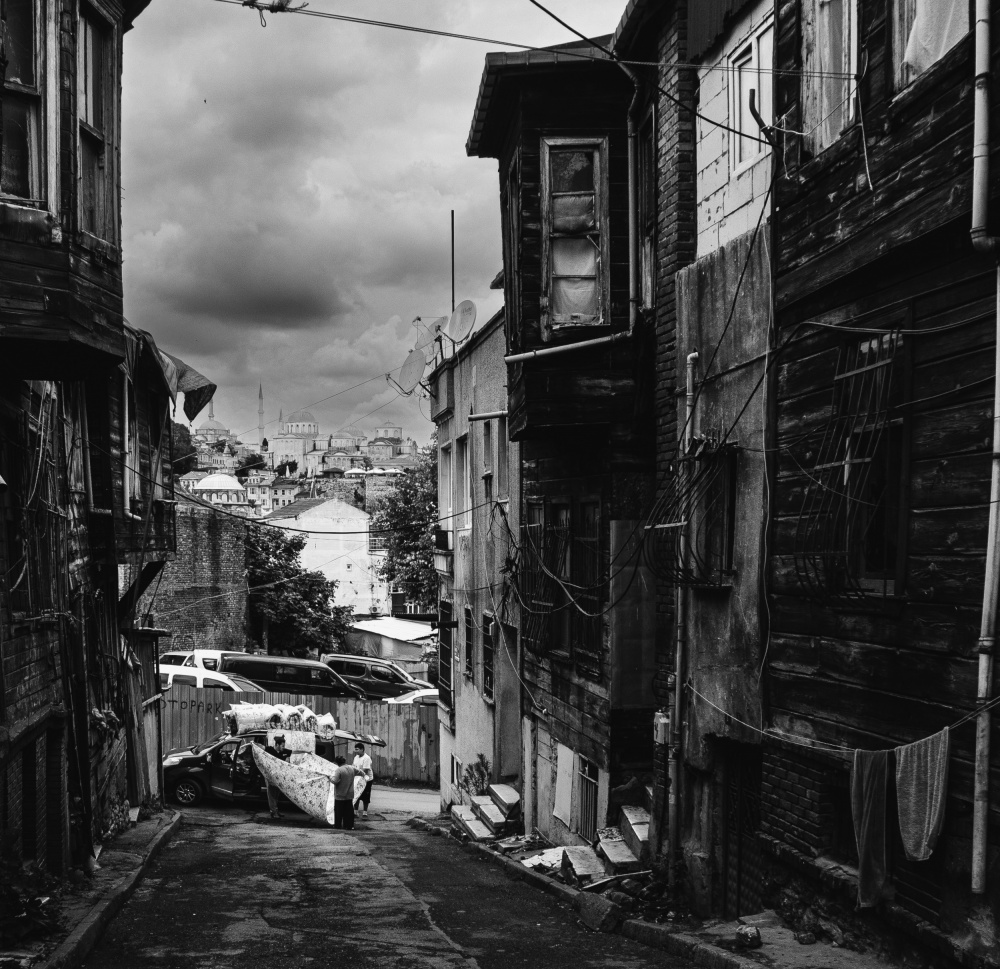 Istanbul Old Town Street by Doruk Uysal — canvas wall art