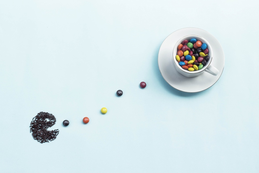 Colorful Candy Game by Insan Kamil — canvas wall art