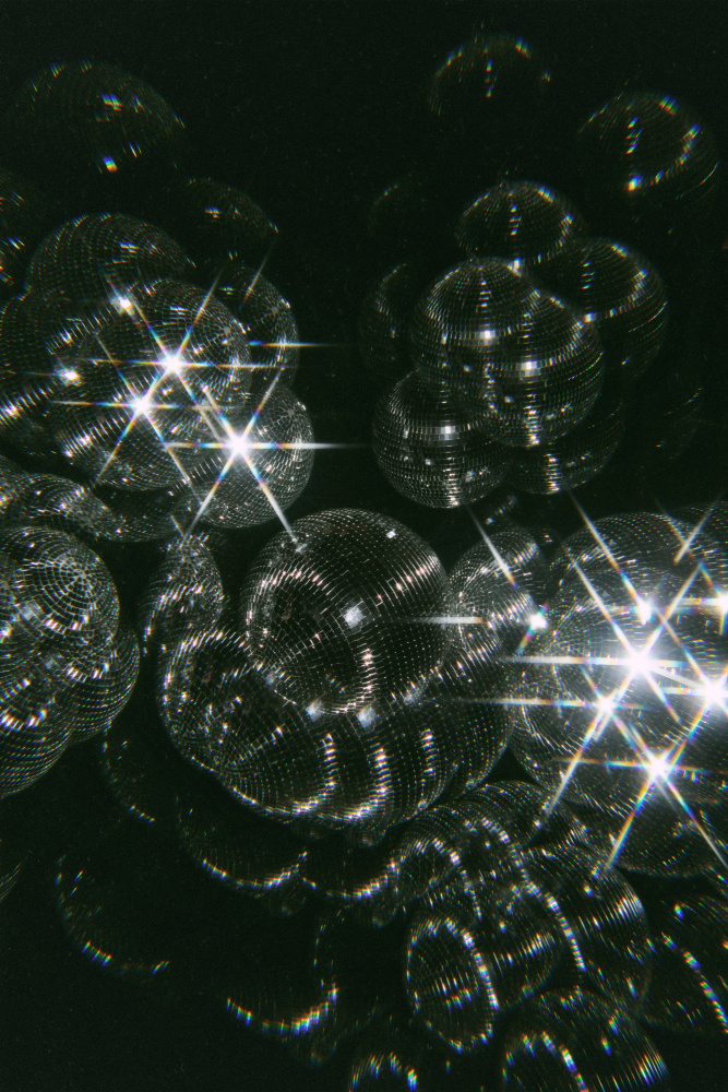 Sparkling Disco Balls by Samantha Hearn — canvas wall art