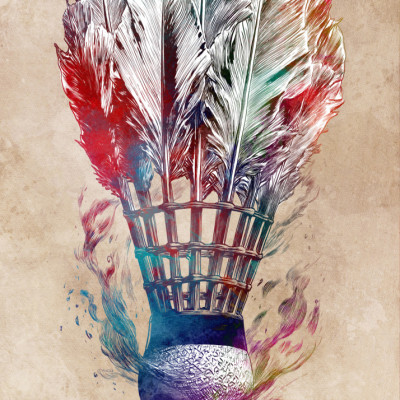 Colorful Badminton Shuttlecock