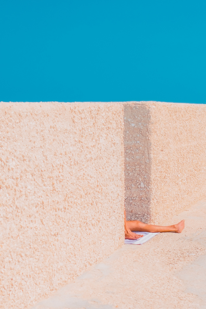 Summer Sun Relaxation by Roberto Ruoli — canvas wall art