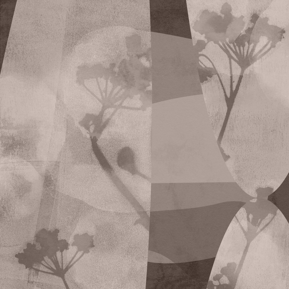 Earthy Botanical Layers by Dina Dankers — canvas wall art