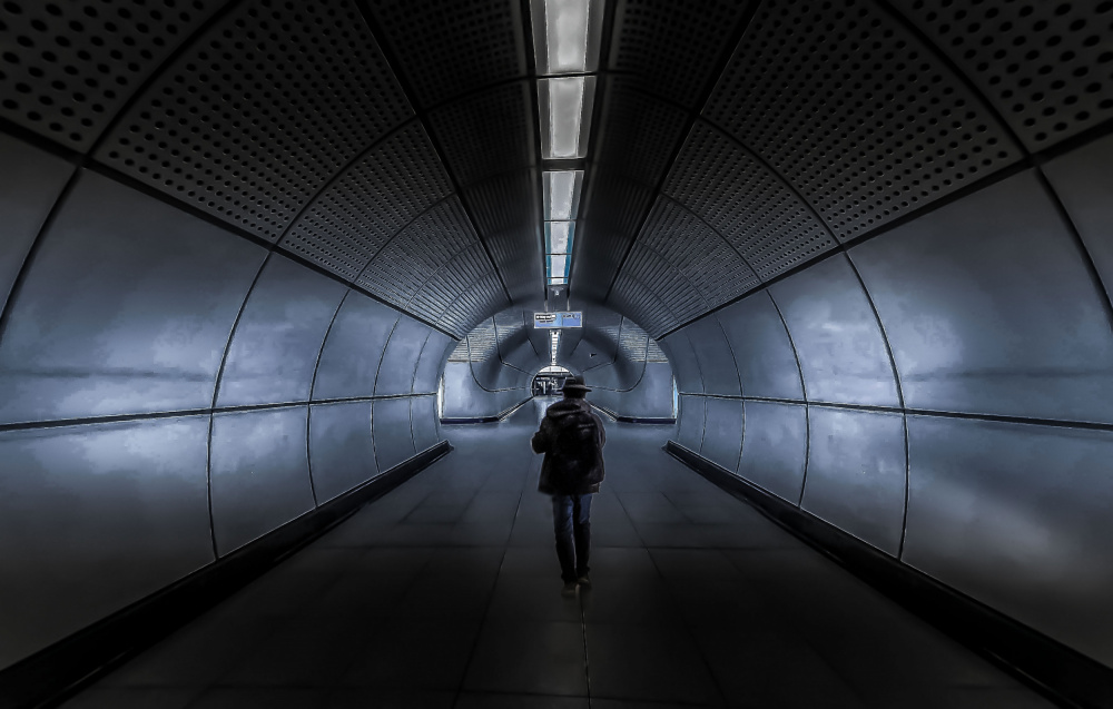 Mysterious Tunnel Journey by Rana Jabeen — canvas wall art