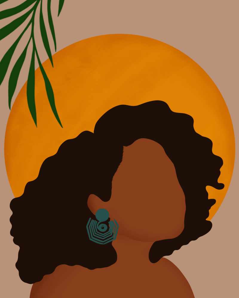 Sun by Carelle N'guessan — canvas wall art
