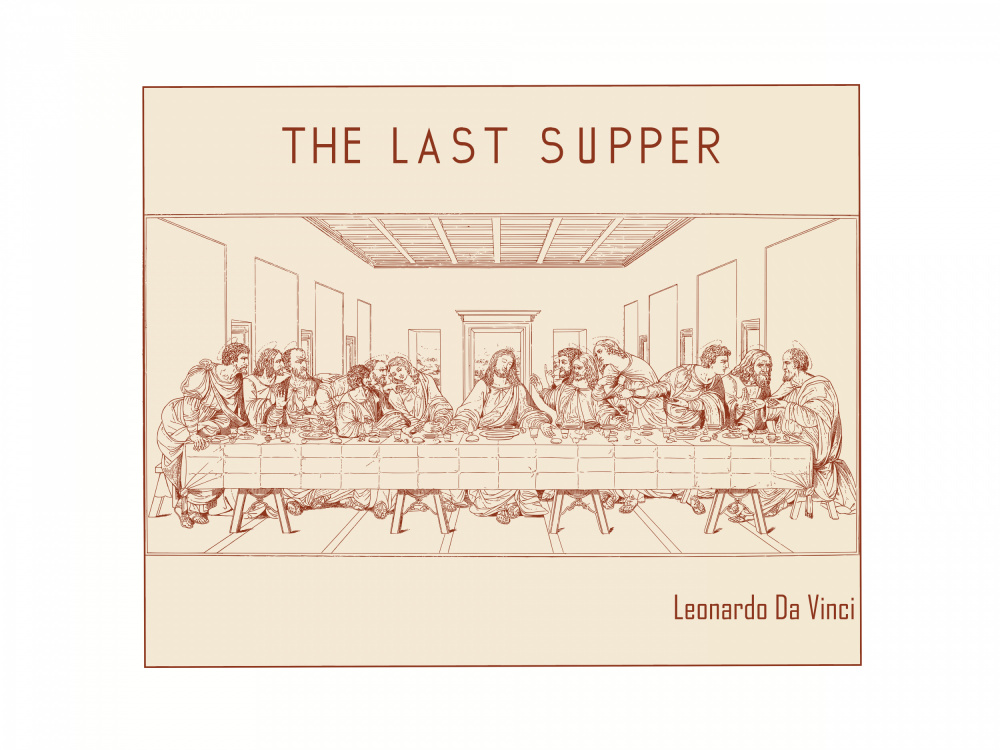 Holy Supper Gathering by Doa Project — canvas wall art