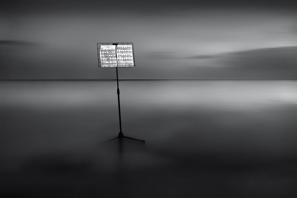 Melody On The Horizon by Maria Kaimaki — canvas wall art