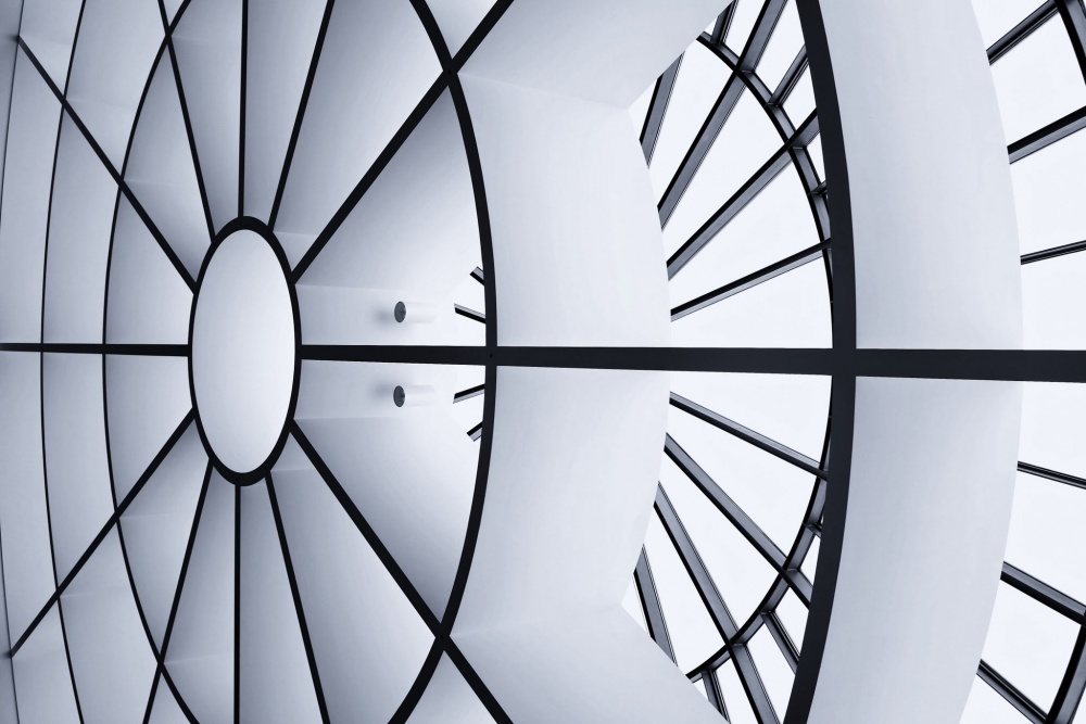 Modern Architectural Geometry by Philippe-M — canvas wall art