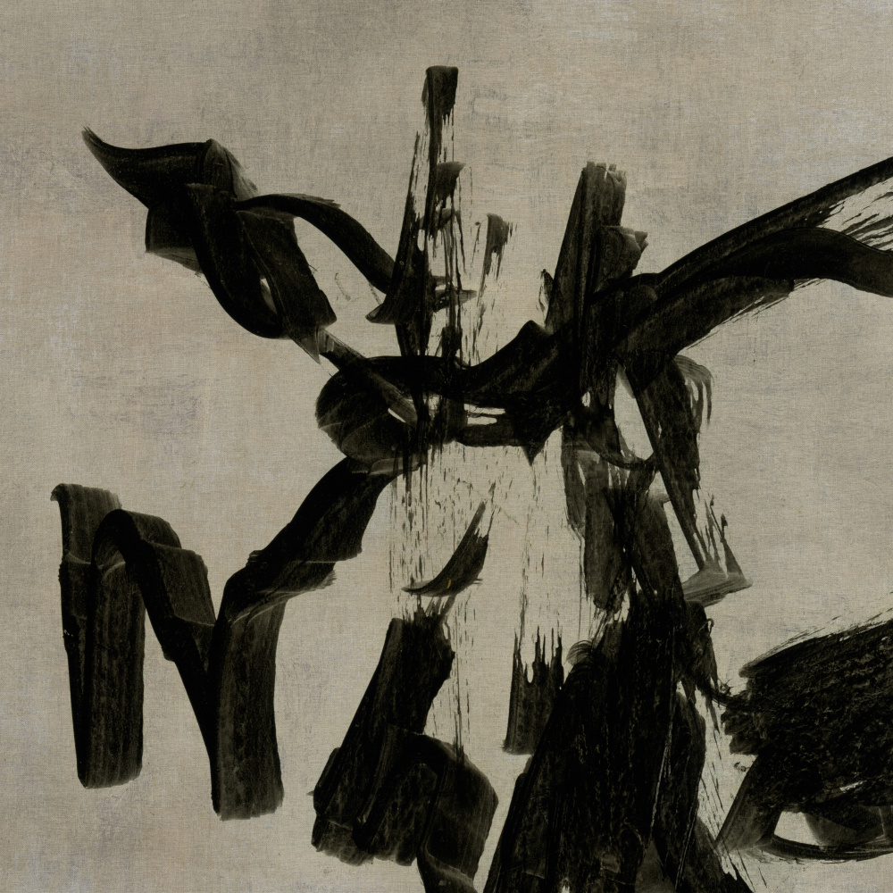 Abstract Ink Movement by Dan Hobday — canvas wall art