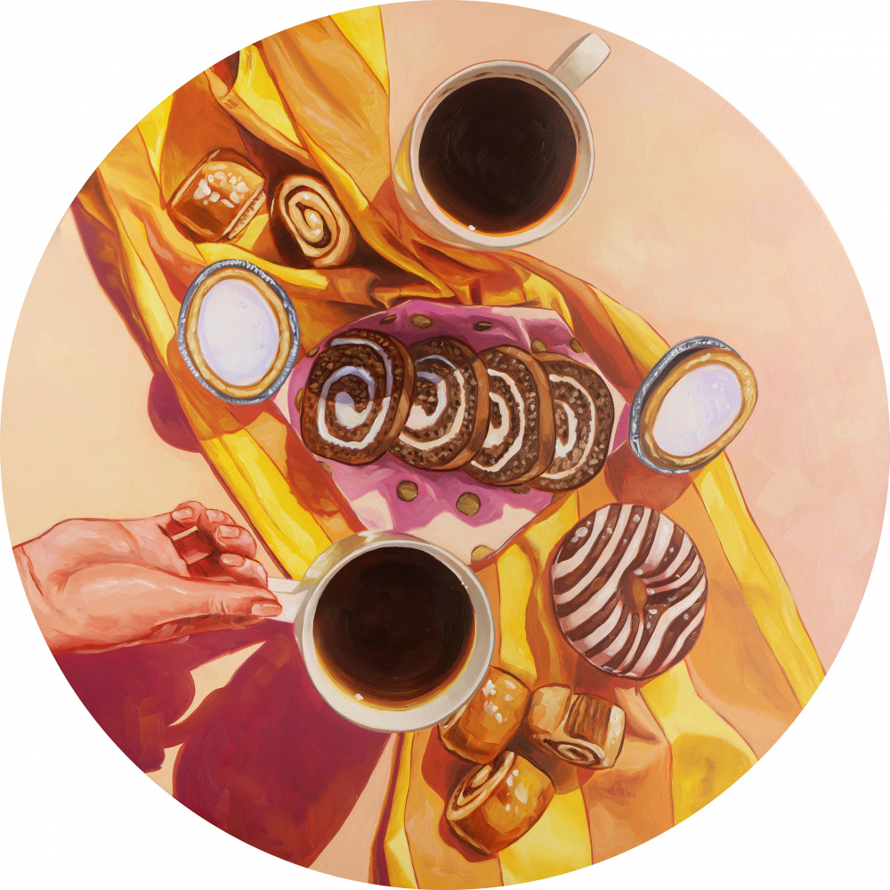 Cozy Coffee and Sweets by Anna Zdanowicz — canvas wall art