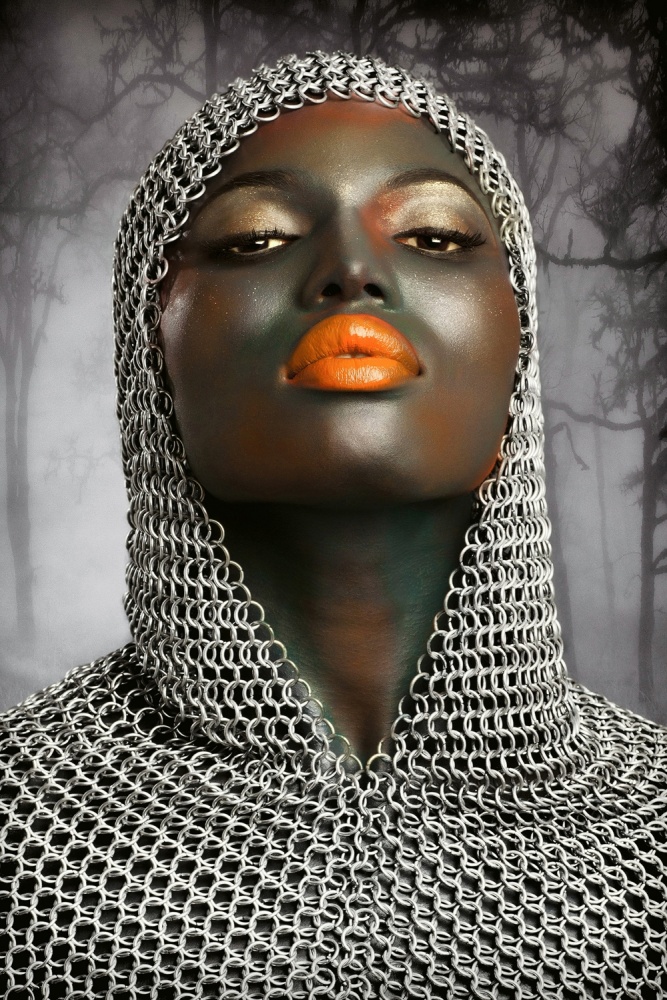 Dark Fantasy Warrior by Baden Bowen — canvas wall art