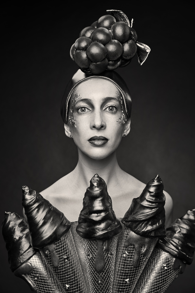 Mysterious Berry Woman by Photographer — canvas wall art