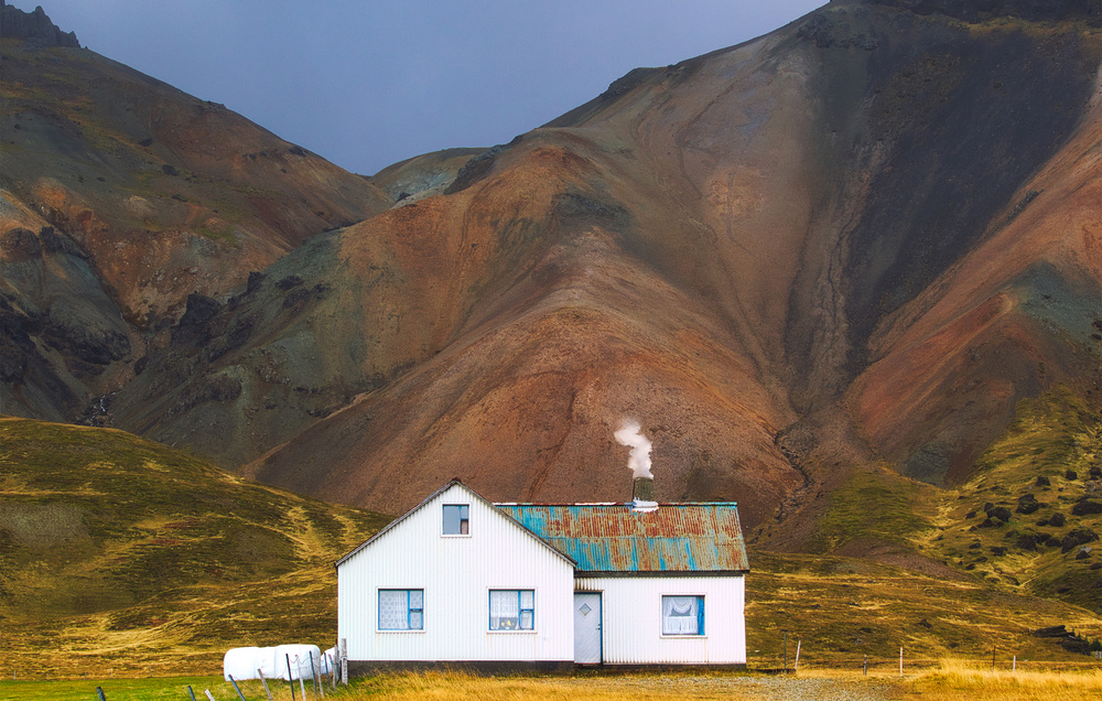 Remote Mountain House by swapnil deshpande — canvas wall art