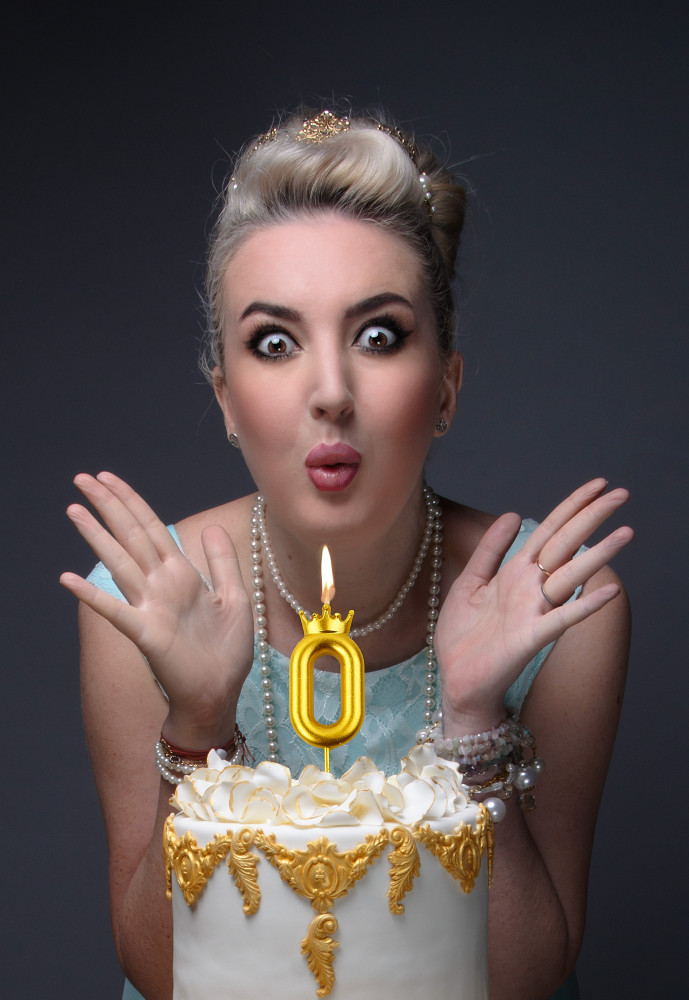 Elegant Birthday Wish by Paul Adrian Chis — canvas wall art