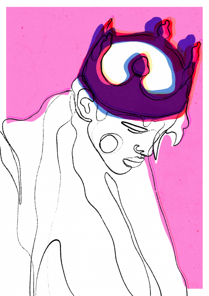 Crowned Reflection by Treechild — canvas wall art