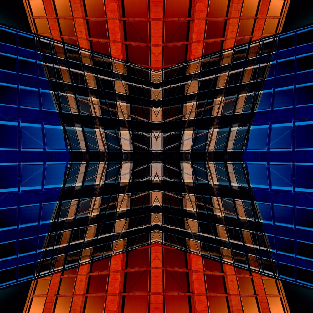 Dynamic Abstract Architecture by Philippe-M — canvas wall art