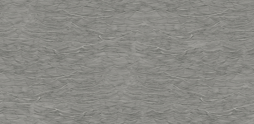Soft Gray Wavy Pattern by Hendon Lane — canvas wall art