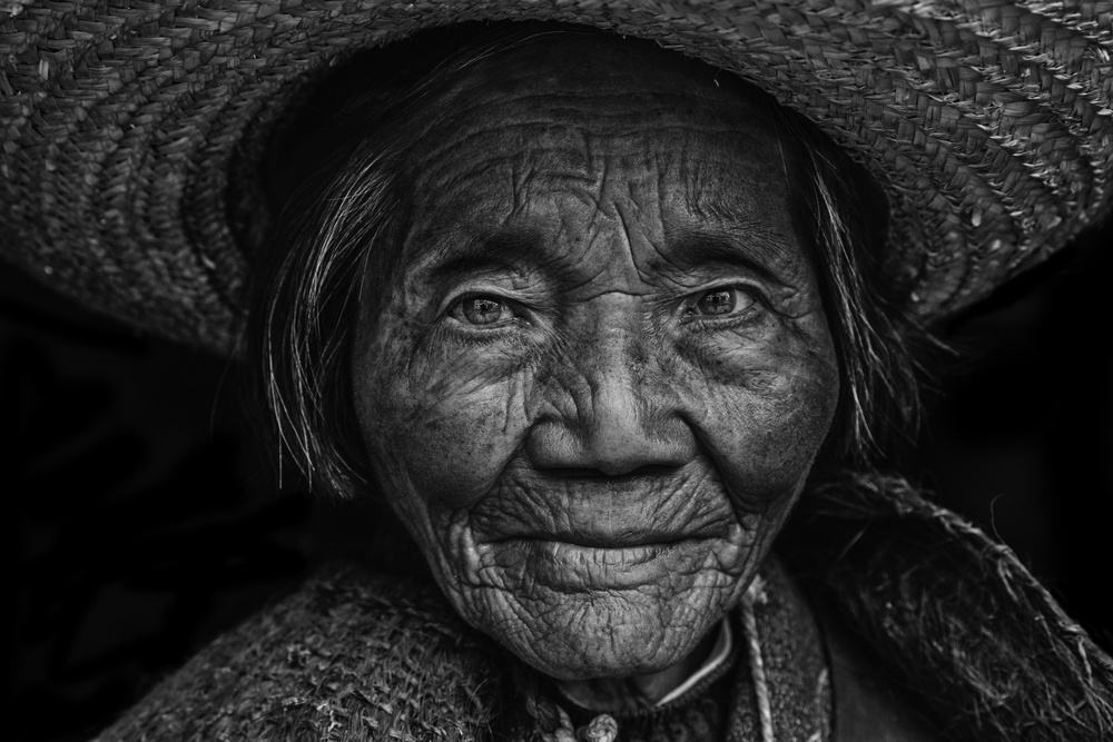 Wise Woman's Gaze by Ali Al-Jazeri — canvas wall art